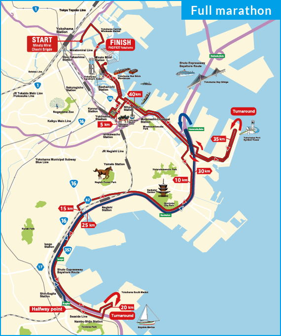 Full marathon（42.195km）